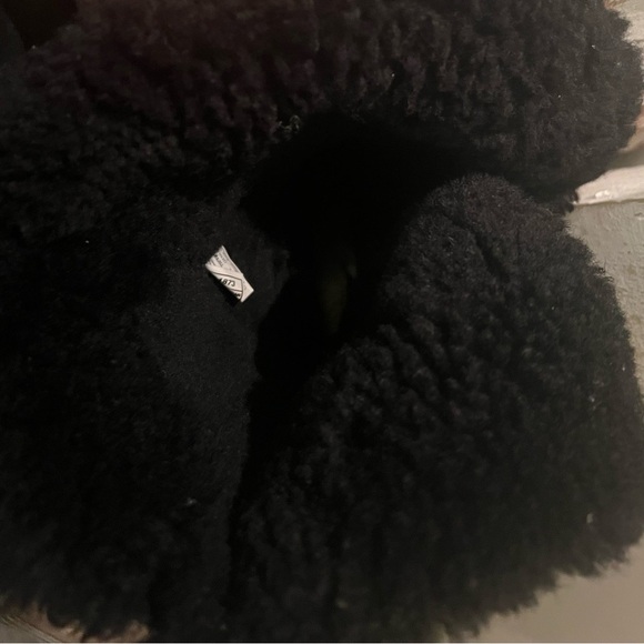 UGG Black Suede Button Boots - Picture 5 of 12